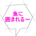 魚に 囲まれる～ 