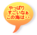 やっぱり　 すごいなぁ この海は・・