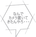 なんで カメラ置いて きたんやろ・・・ 