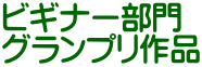 ビギナー部門 グランプリ作品