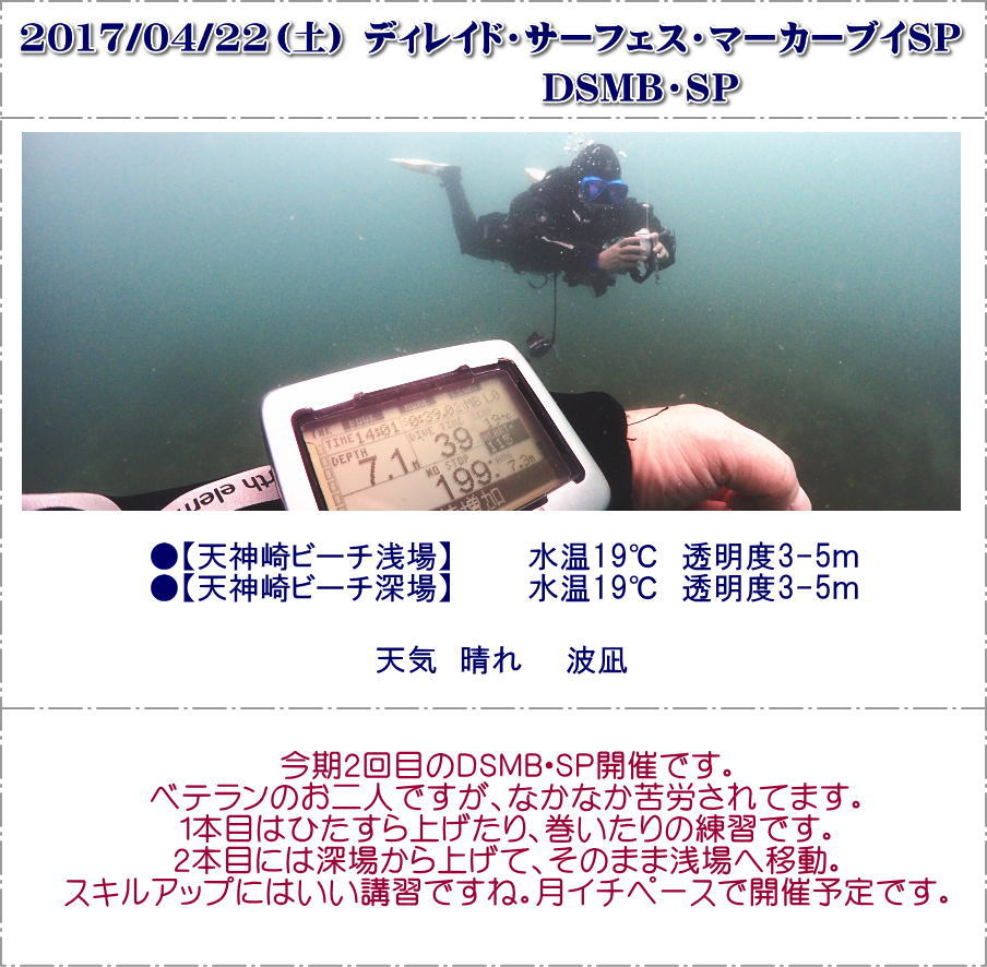 ディレイドサーフェスマーカーブイSP